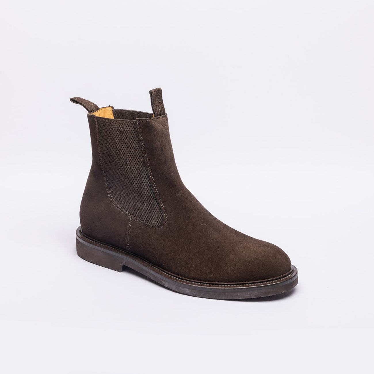 Stivale chelsea Borghini 480 in camoscio marrone