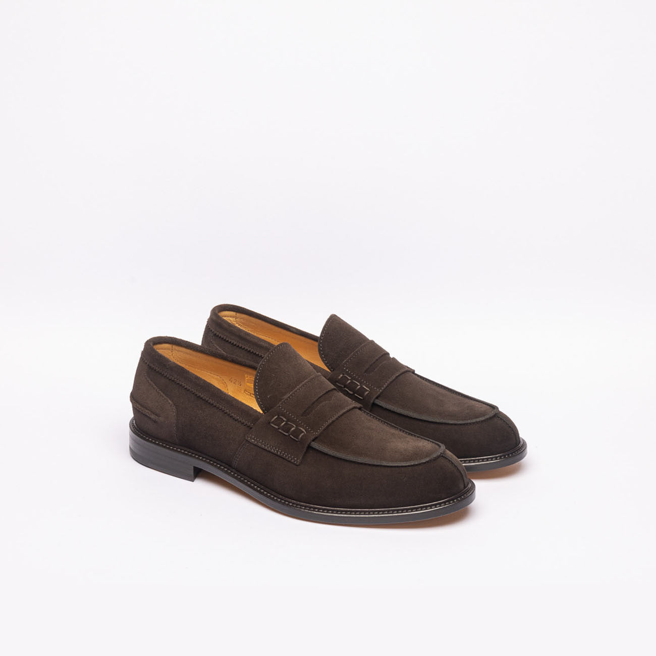 Borghini 1003 tassel loafer in blue suede