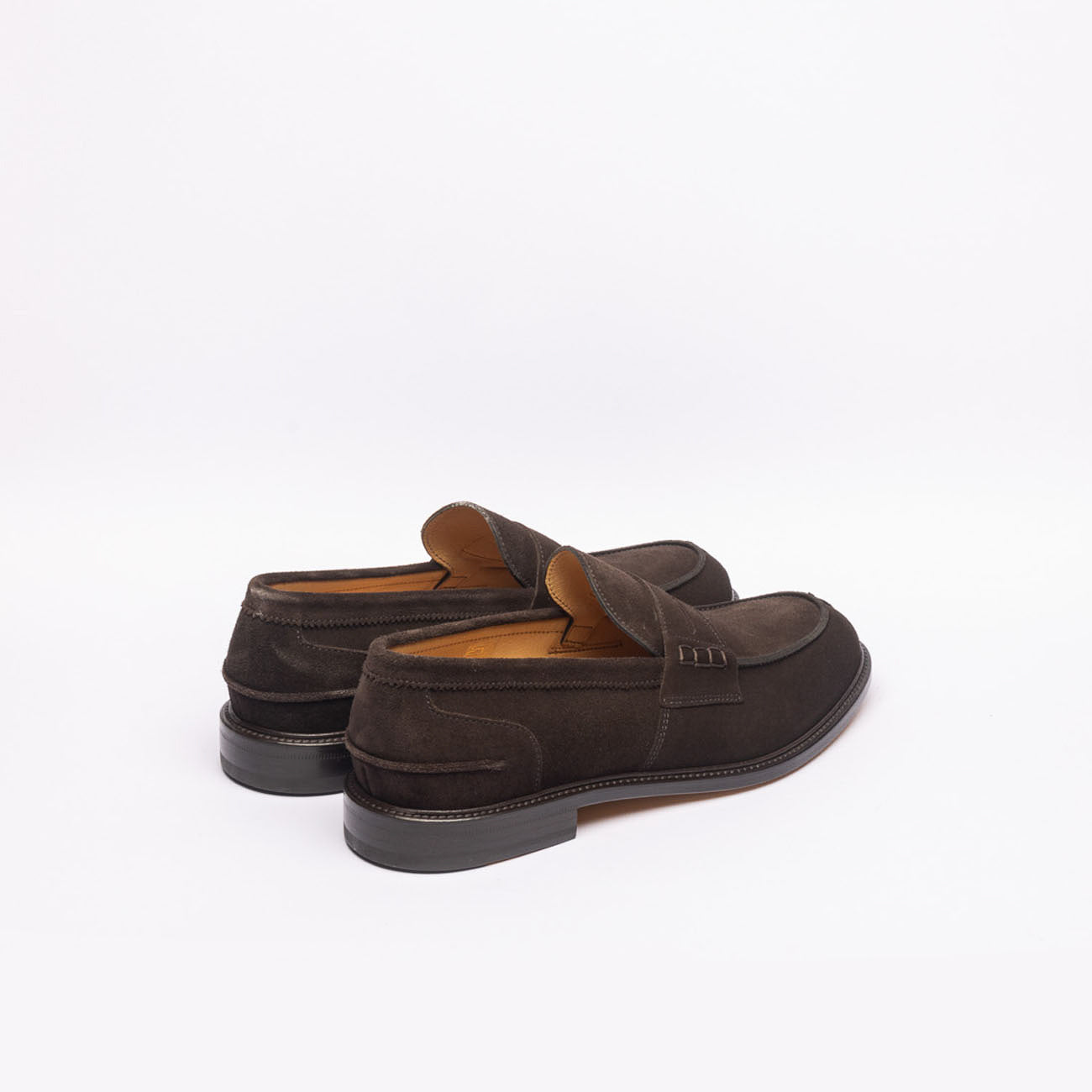 Borghini 1003 tassel loafer in blue suede