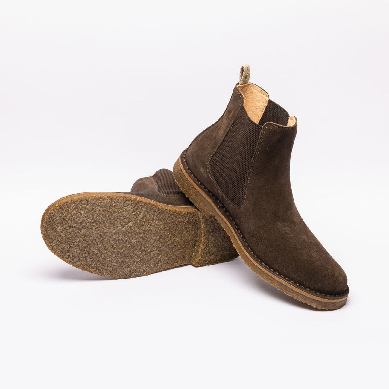 Stivale chelsea Astorflex Bitflex in camoscio marrone