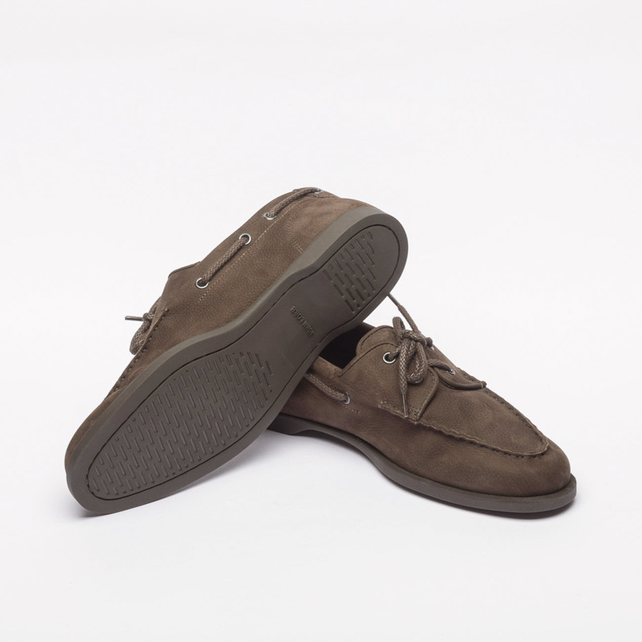 Mocassino da barca John Lobb Foil in nabuk marrone