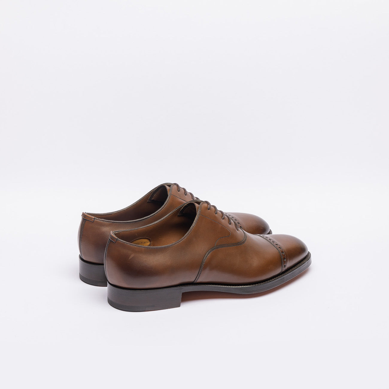 Stringata oxford Edward Green Berkeley in pelle marrone