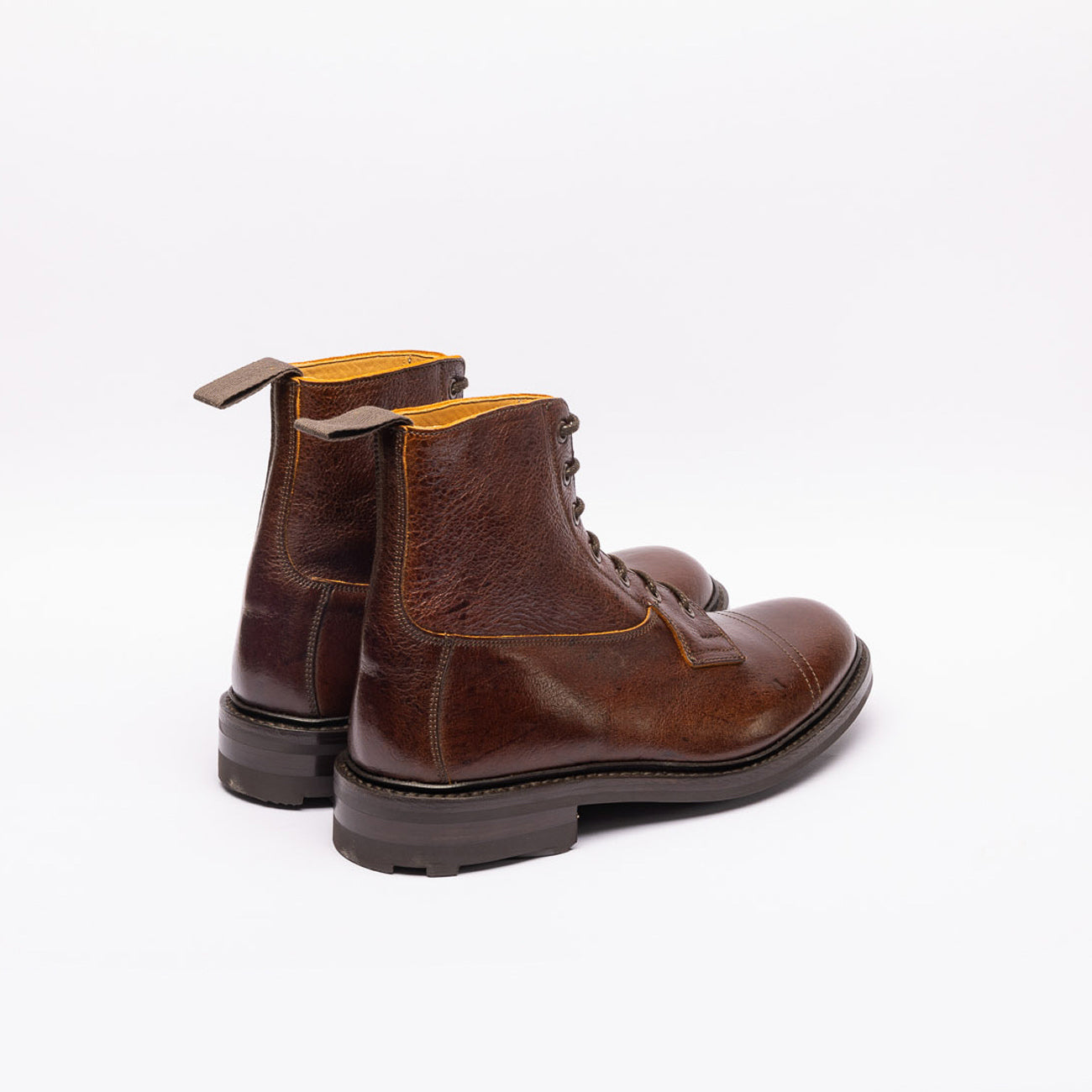 Stivale derby Grassmere in pelle marrone