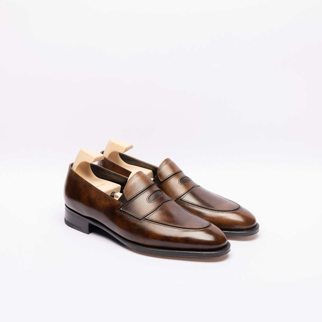 Mocassino penny John Lobb Montgomery in pelle marrone (Fitting F/EE)