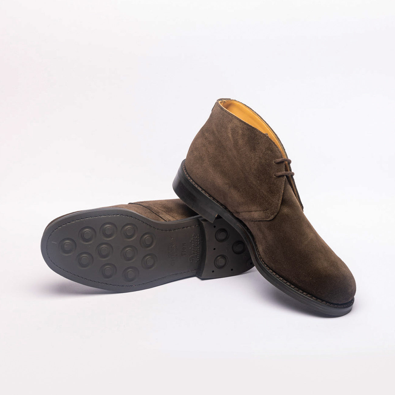 Stivale chukka Cheaney Joseph & Sons Tommy RF in camoscio marrone