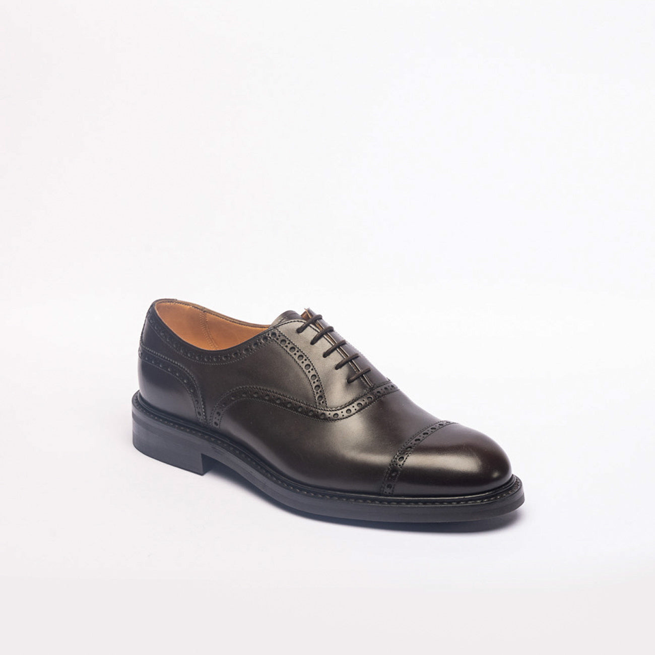 Stringata oxford Cheaney Joseph & Sons Newmarket III R in pelle marrone