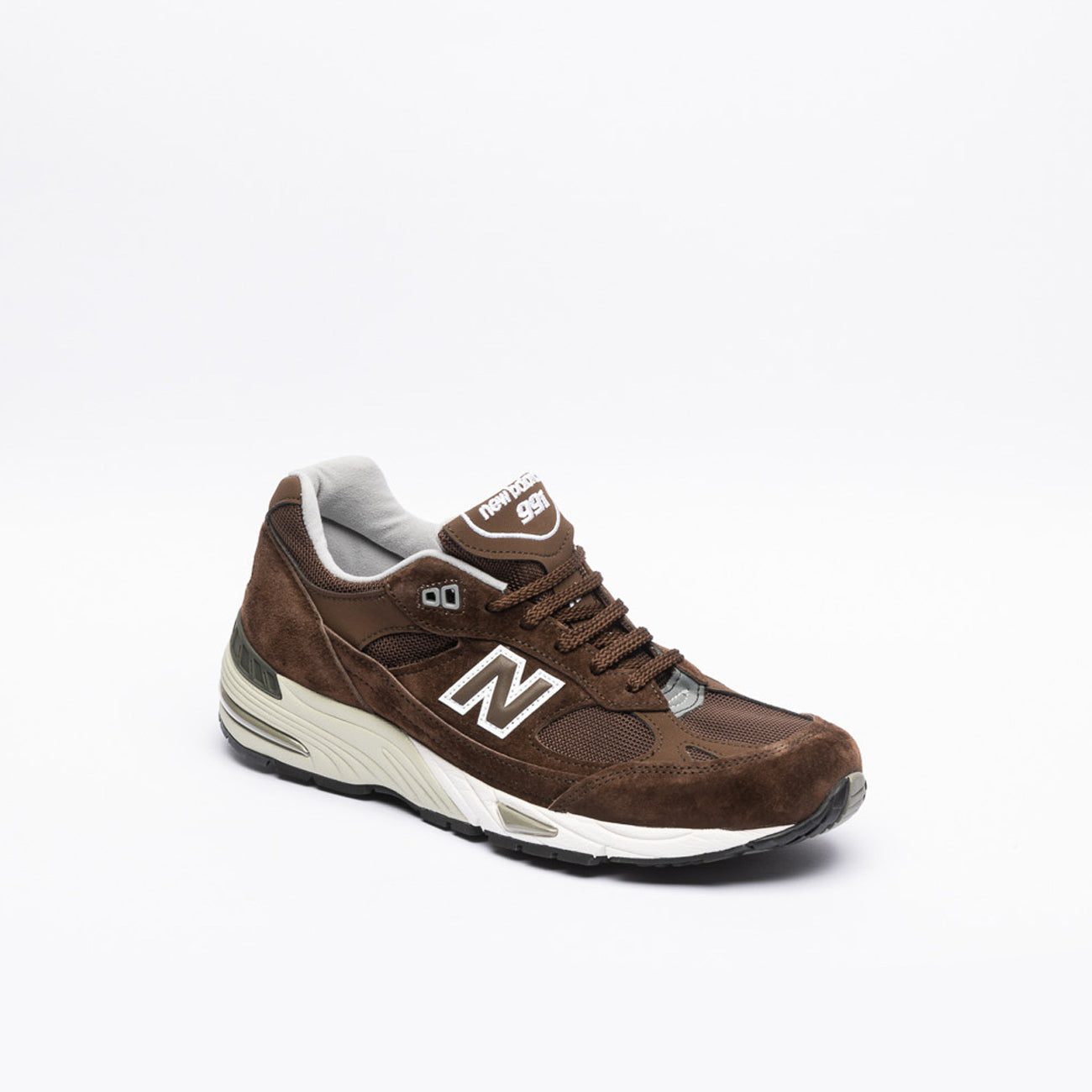 Sneaker New Balance 991v1 in camoscio marrone