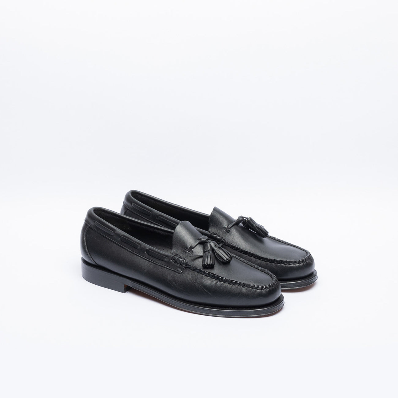 Mocassino con nappine G.H.Bass Weejuns Larkin in pelle nera