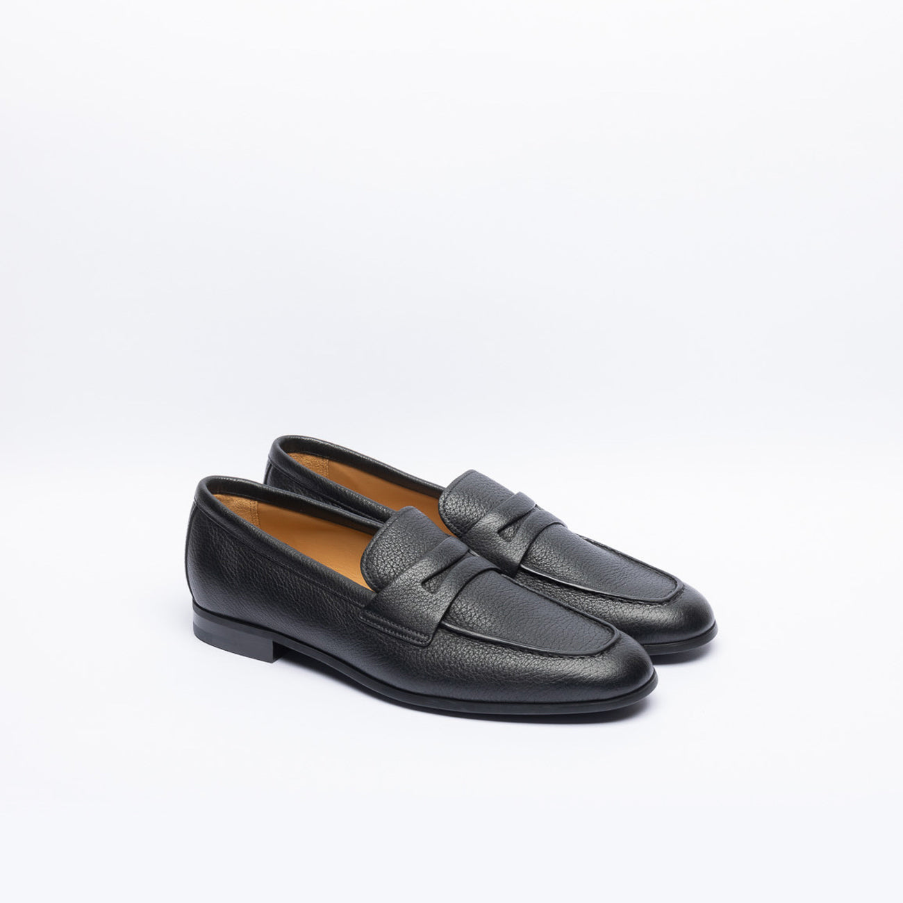 Mocassino penny Church's Milton in pelle martellata nera