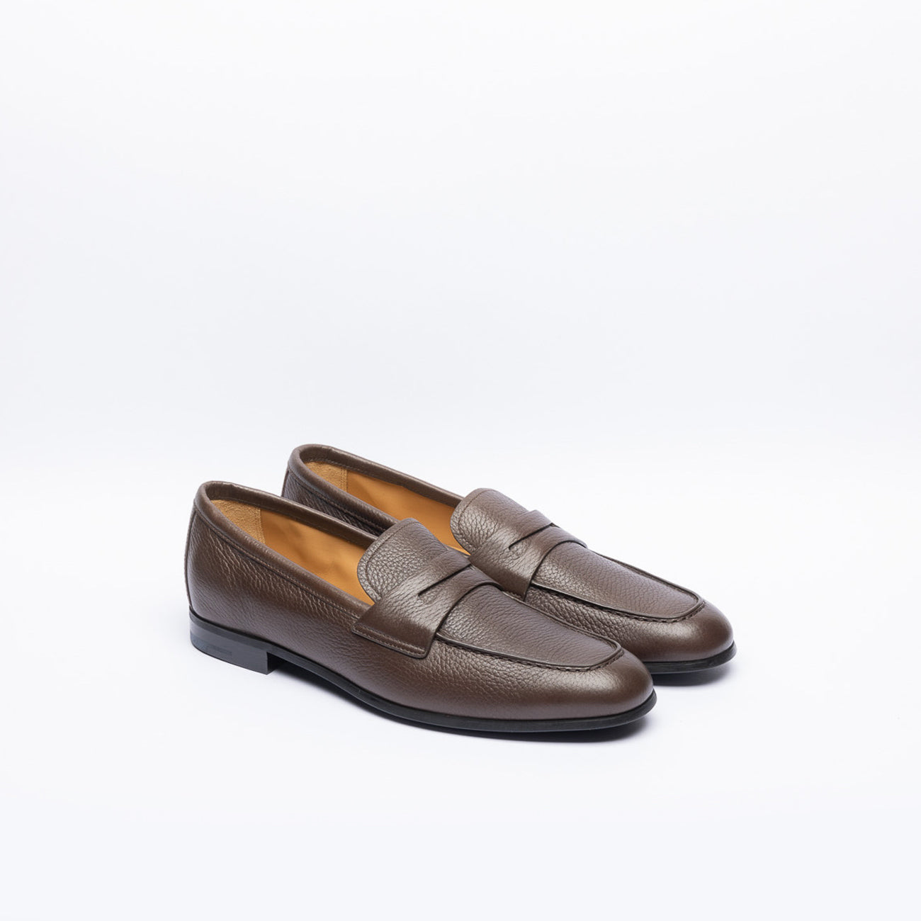 Mocassino penny Church's Milton in pelle martellata marrone