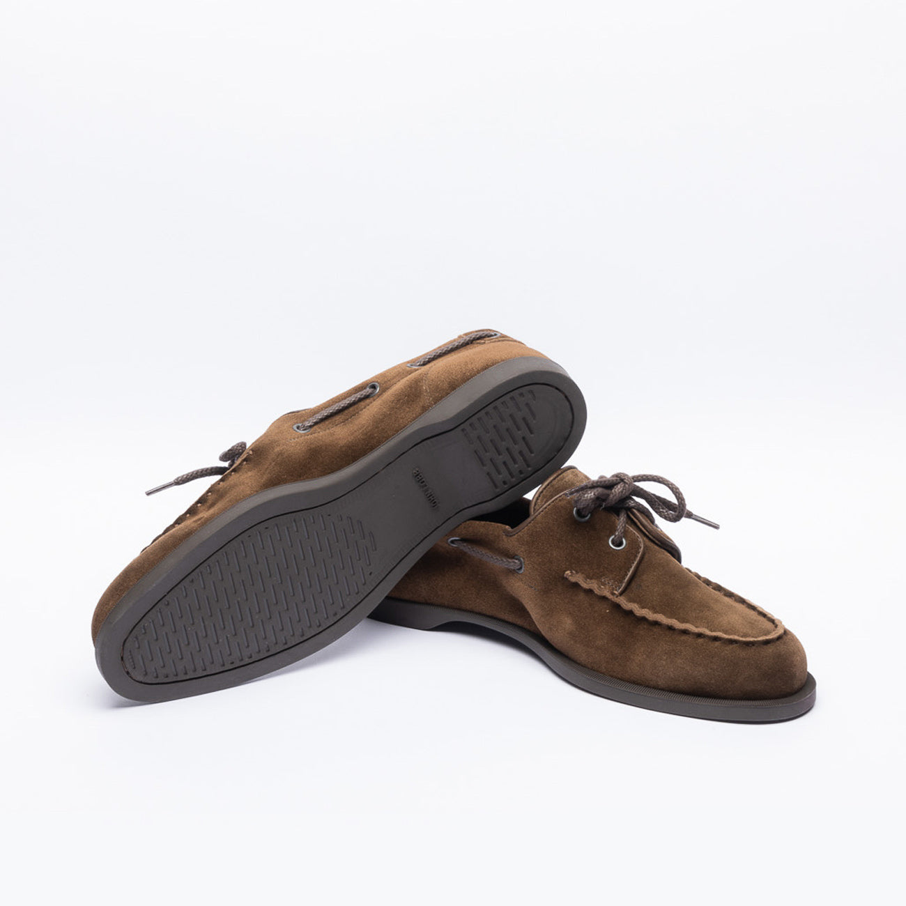 Mocassino da barca John Lobb Foil in camoscio marrone