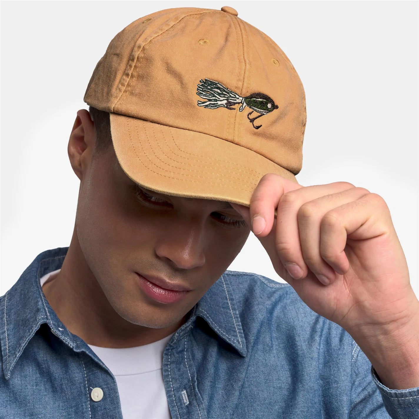 Cappellino Sebago Connor Bait in cotone giallo