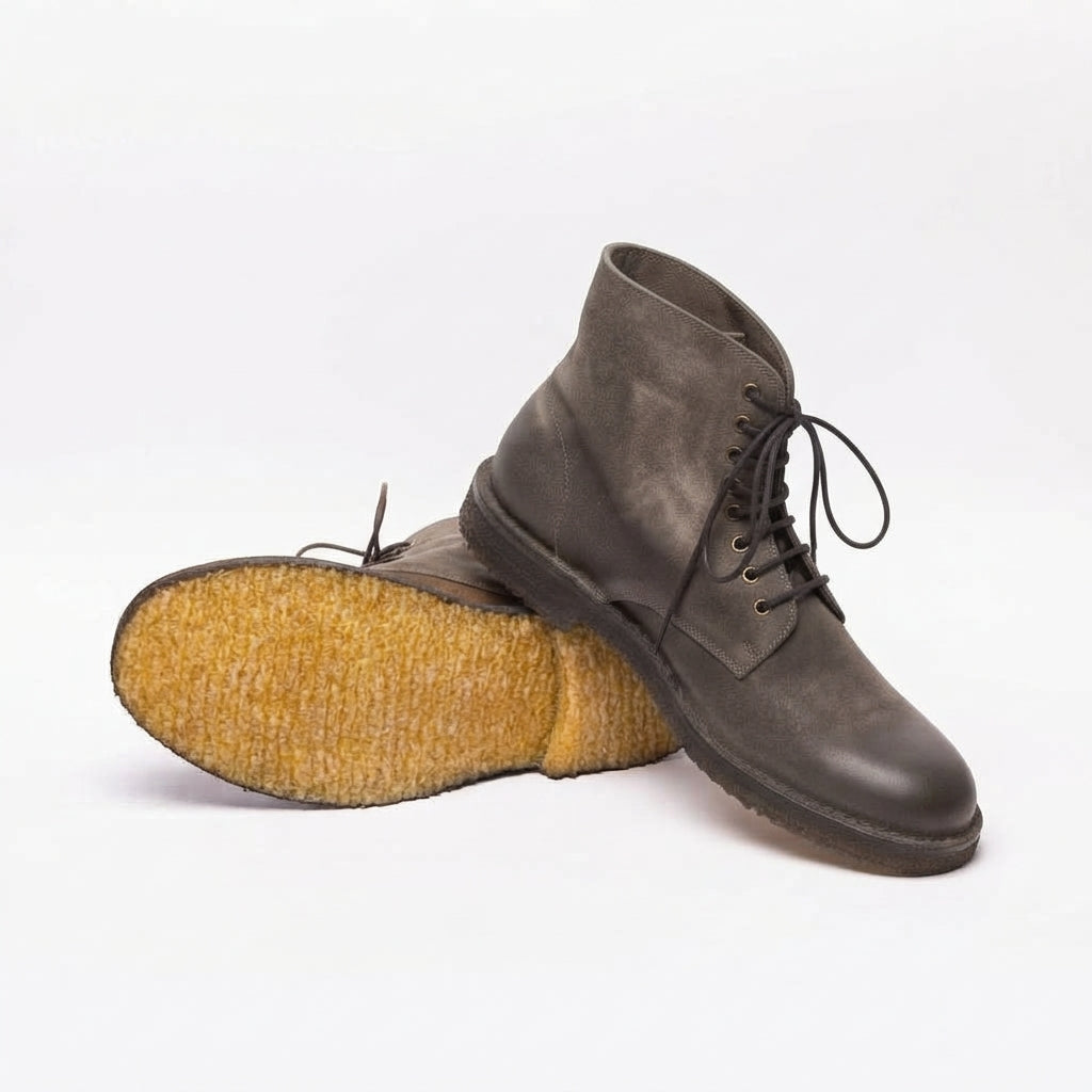 Stivale derby Astorflex Starflex Heritage in camoscio cerato grigio