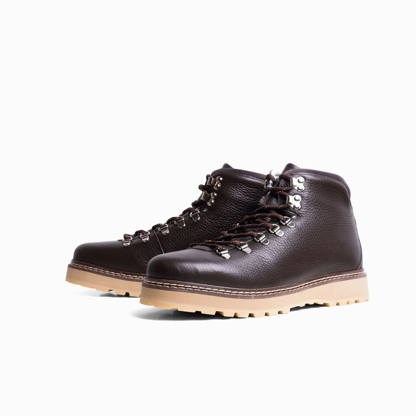Stivale galibier Mono Core Grained in pelle martellata marrone