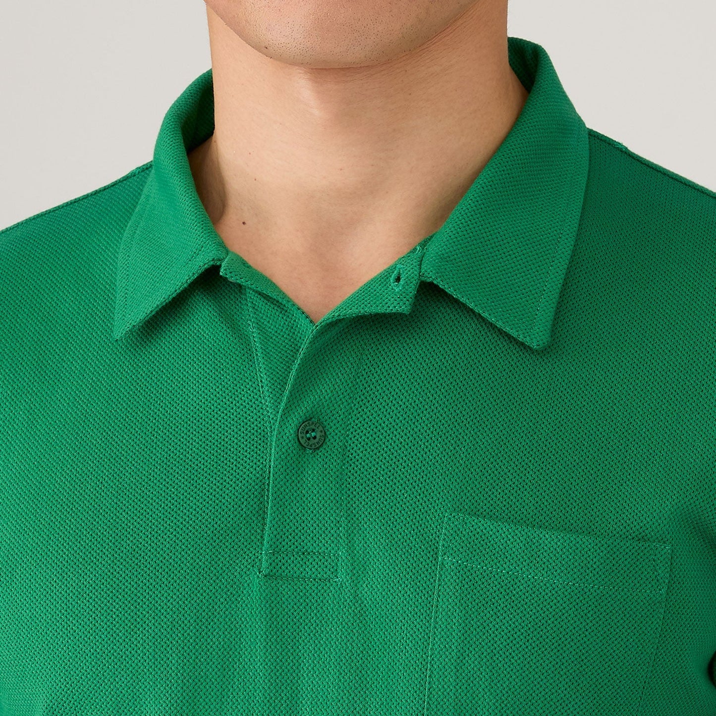 Polo a maniche corte Sunspel Riviera in cotone verde brillante