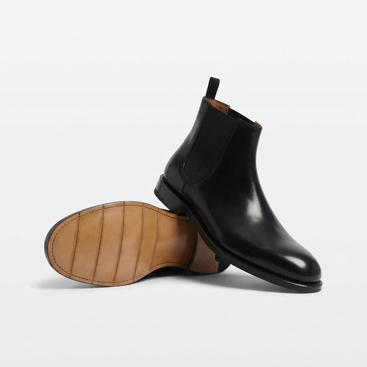 Stivale chelsea Premiata 32514 in pelle nera