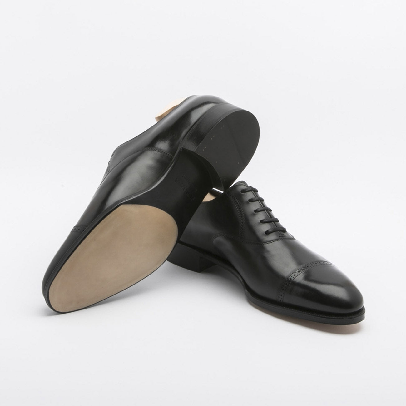 Scarpa stringata John Lobb Philip fit F in pelle nera