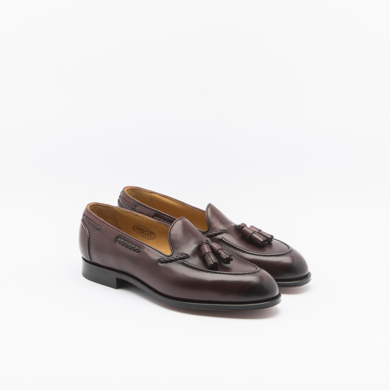 Mocassino Edward Green Belgravia in pelle burgundy