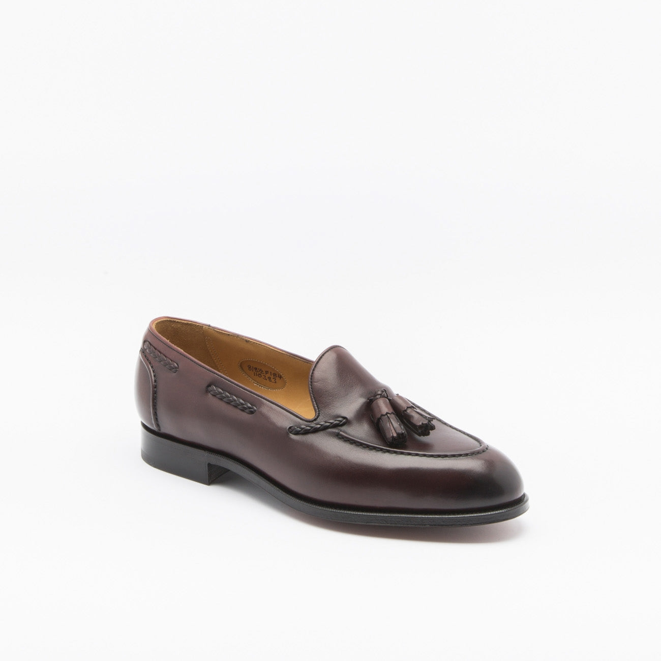 Mocassino Edward Green Belgravia in pelle burgundy