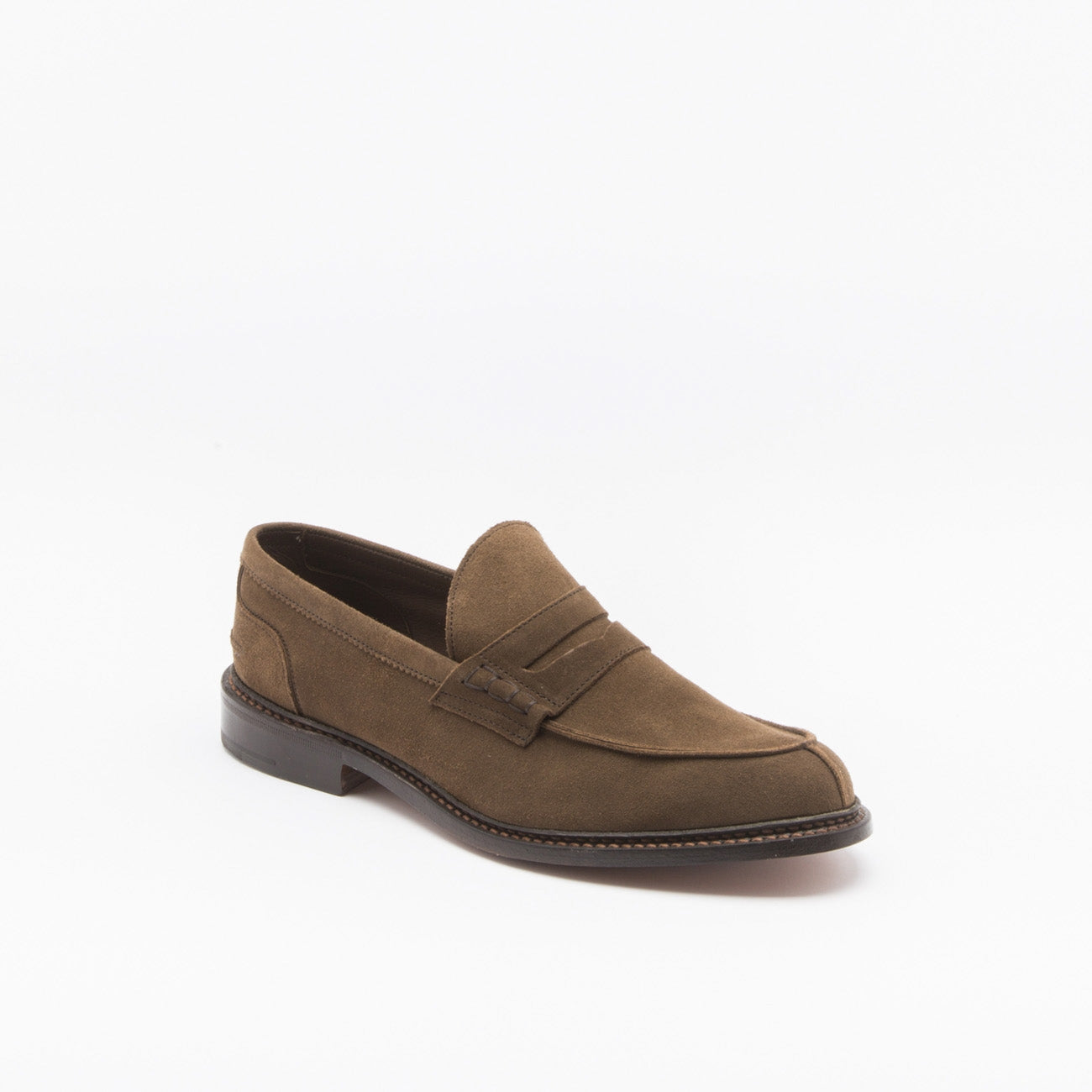 Mocassino Tricker's Adam in camoscio castorino new brown