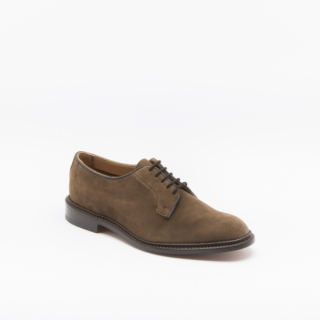 Scarpa stringata Tricker's Robert in camoscio castorino new brown