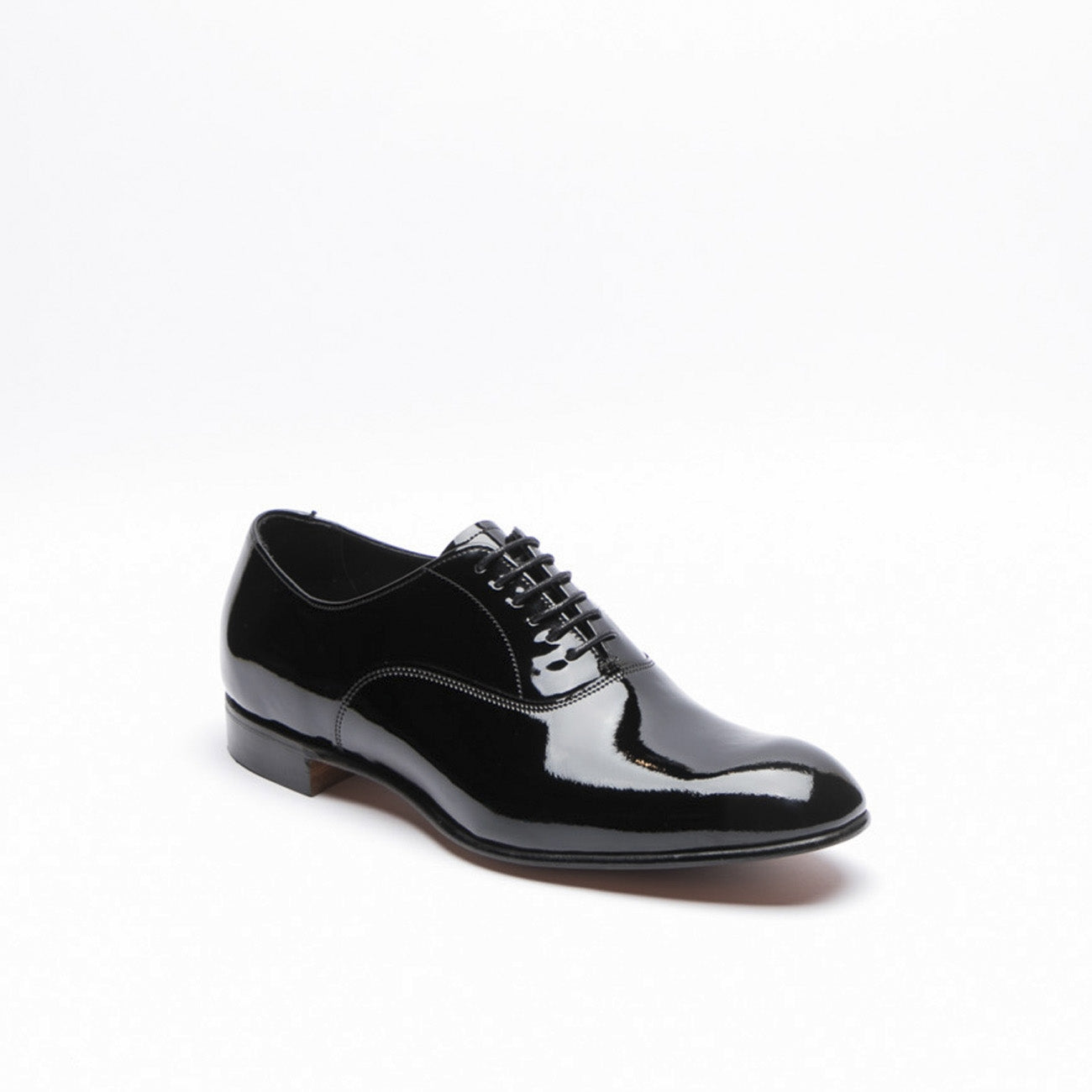 Scarpa stringata Cheaney Kelly in vernice nera