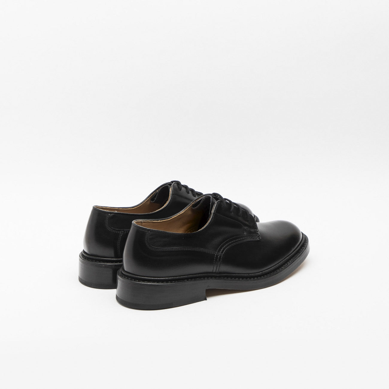 Scarpa stringata Tricker’s Woodstock in pelle nera