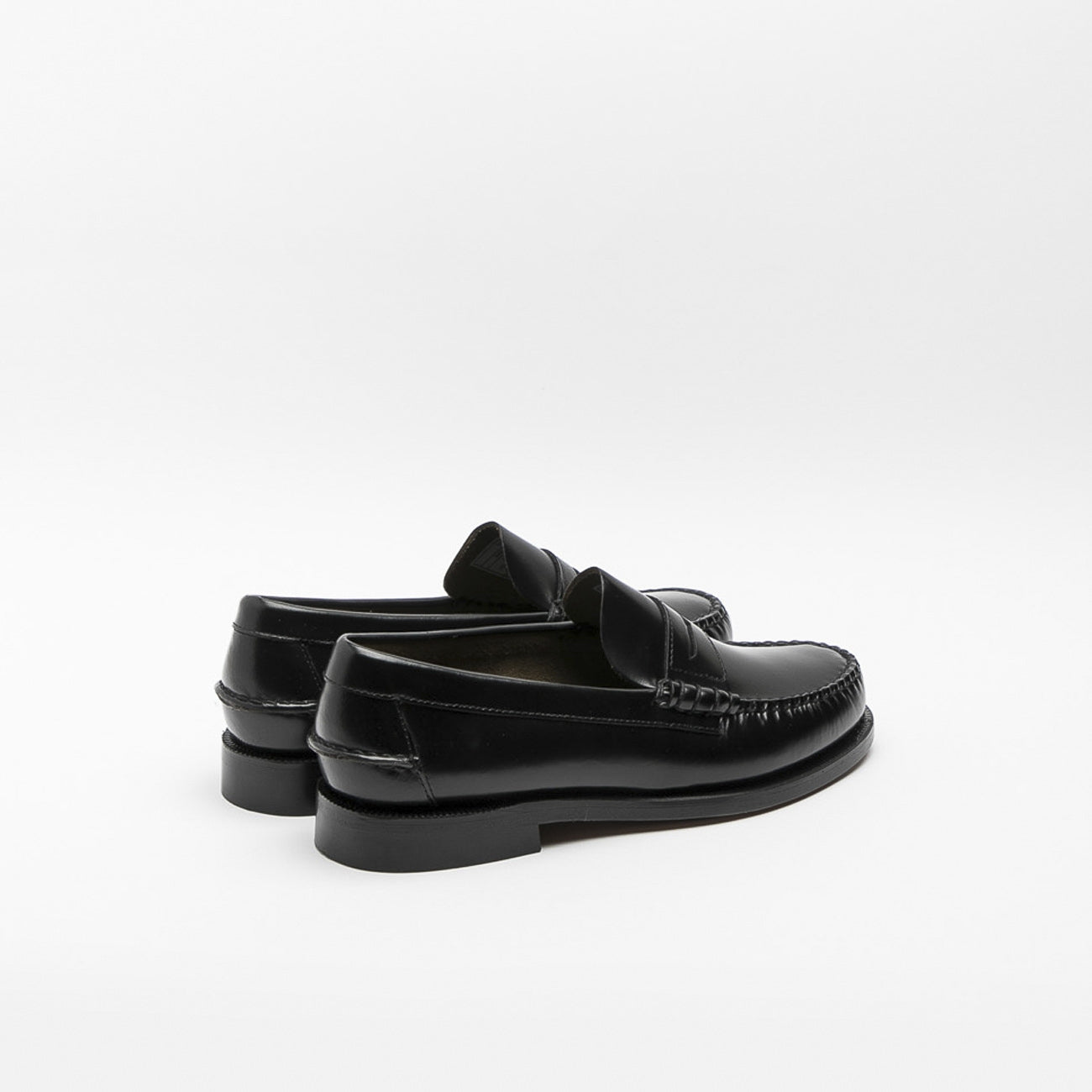 Mocassino Sebago Classic Penny Brushed in pelle nera