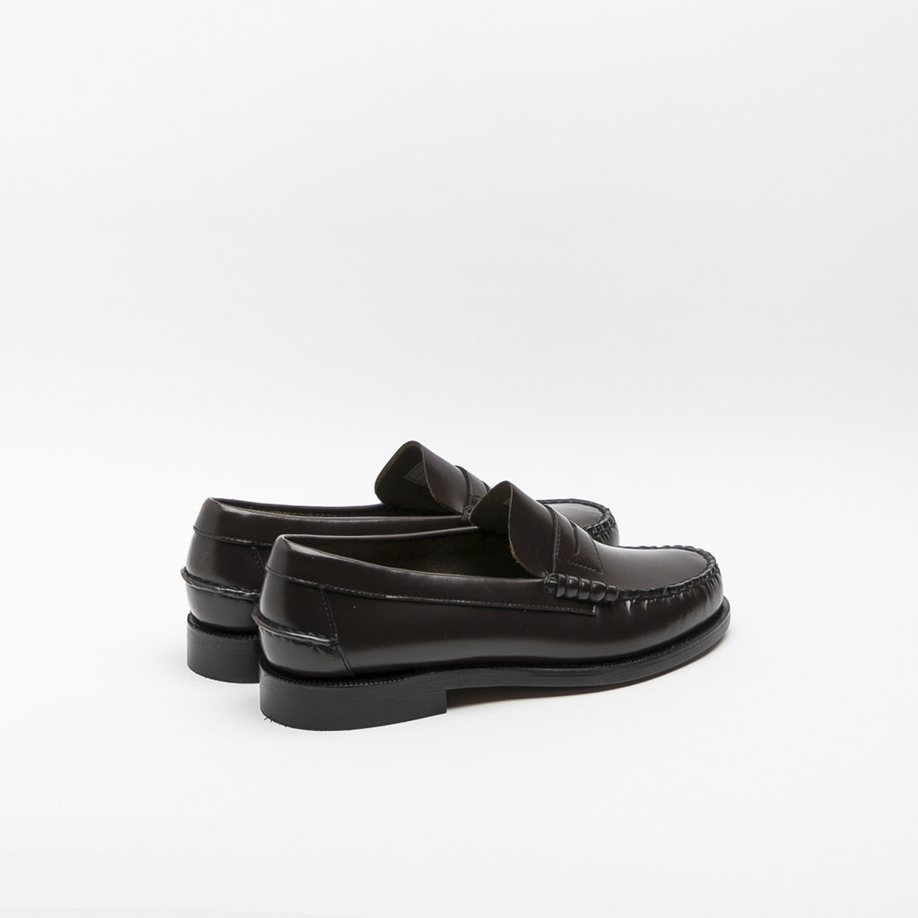 Mocassino Sebago Classic Penny Brushed in pelle marrone