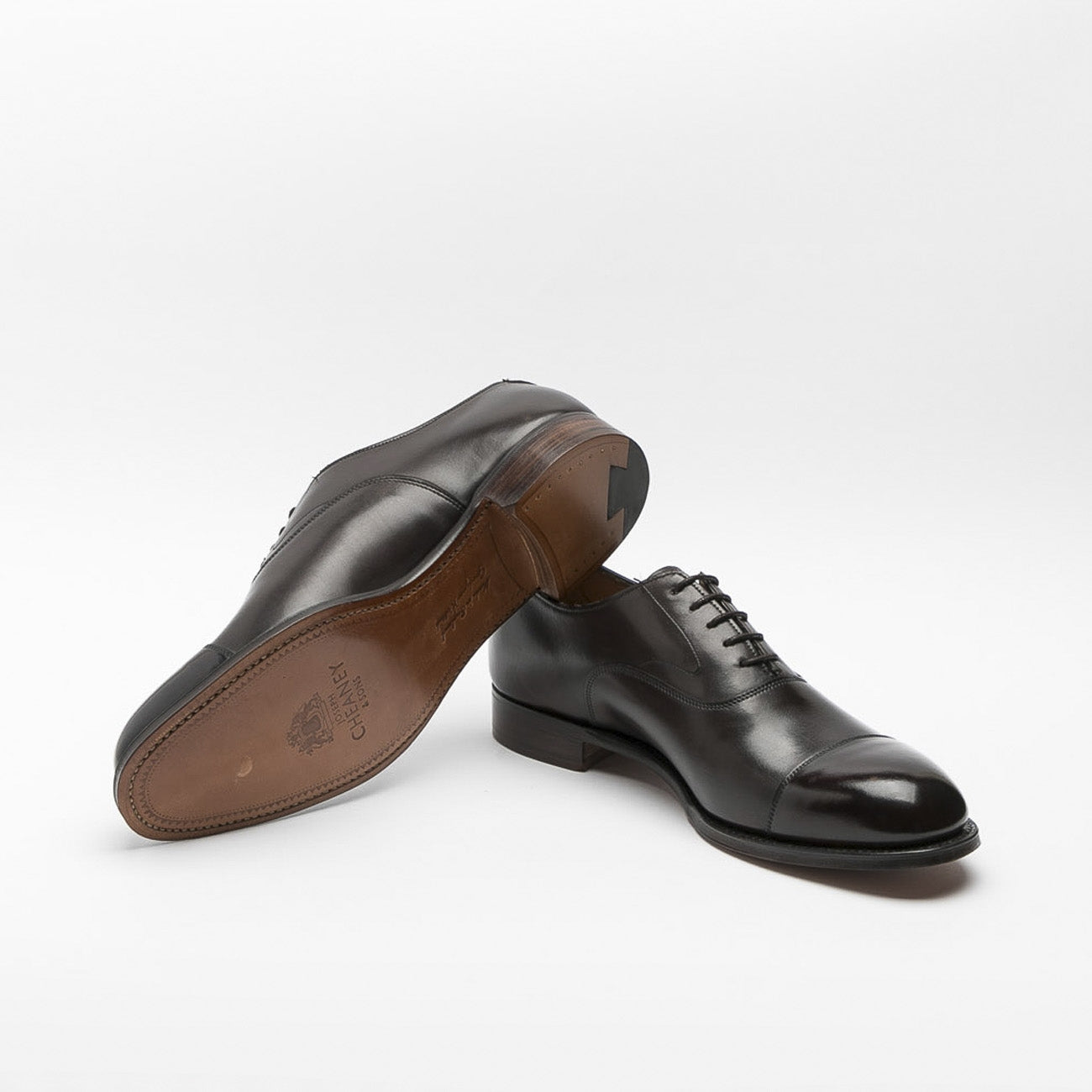 Scarpa stringata Cheaney Alfred in pelle burnished mocha