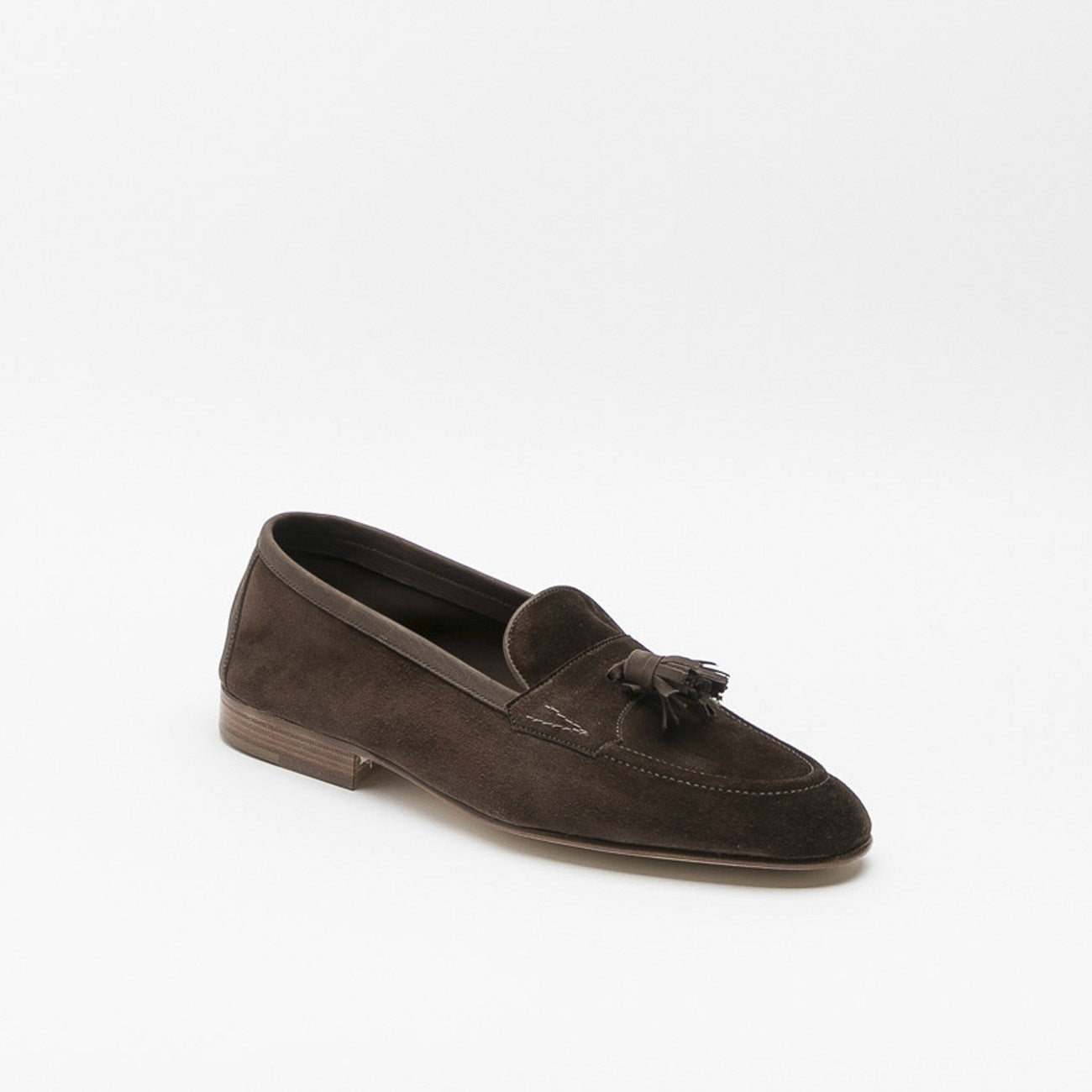 Mocassino Edward Green Portland in camoscio marrone