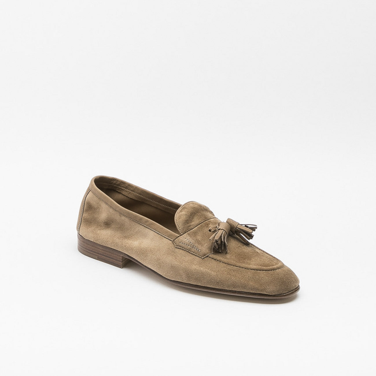 Mocassino Edward Green Portland in camoscio sabbia