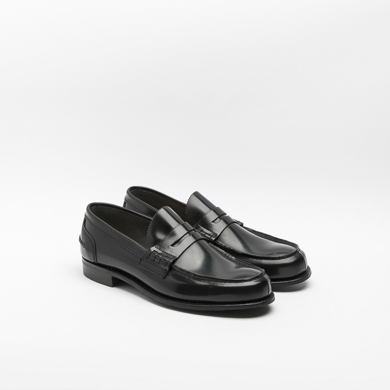 Mocassino Cheaney Dover D in pelle nera