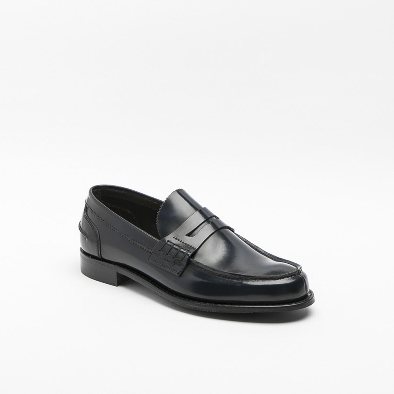 Mocassino Cheaney Dover D in pelle blu