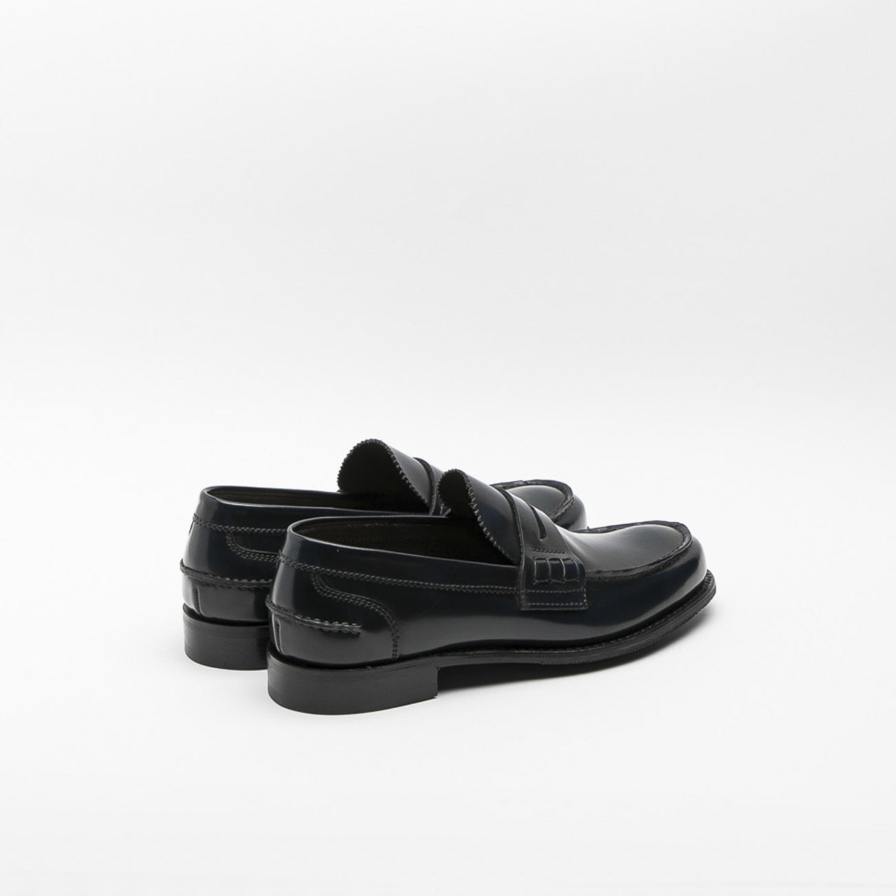 Mocassino Cheaney Dover D in pelle blu