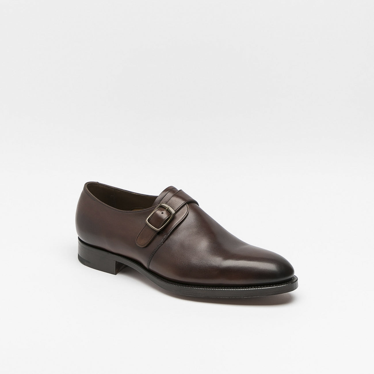 Scarpa Edward Green Welland in pelle marrone con fibbia