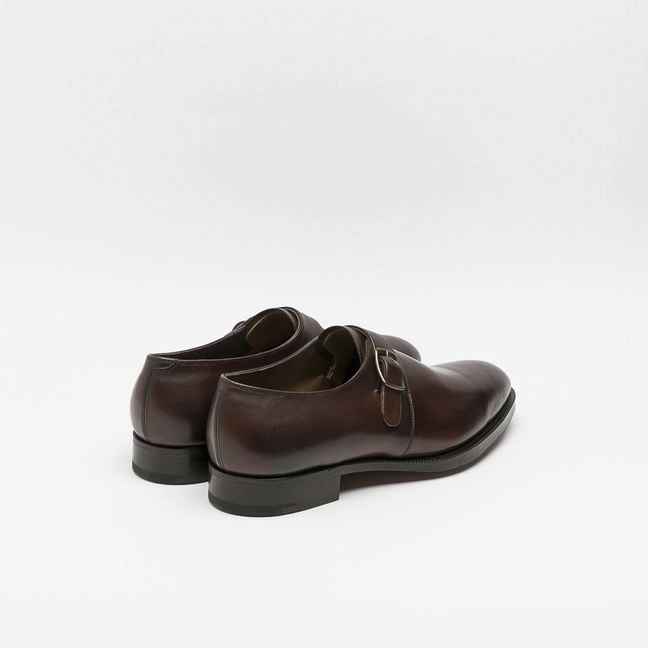 Scarpa Edward Green Welland in pelle marrone con fibbia