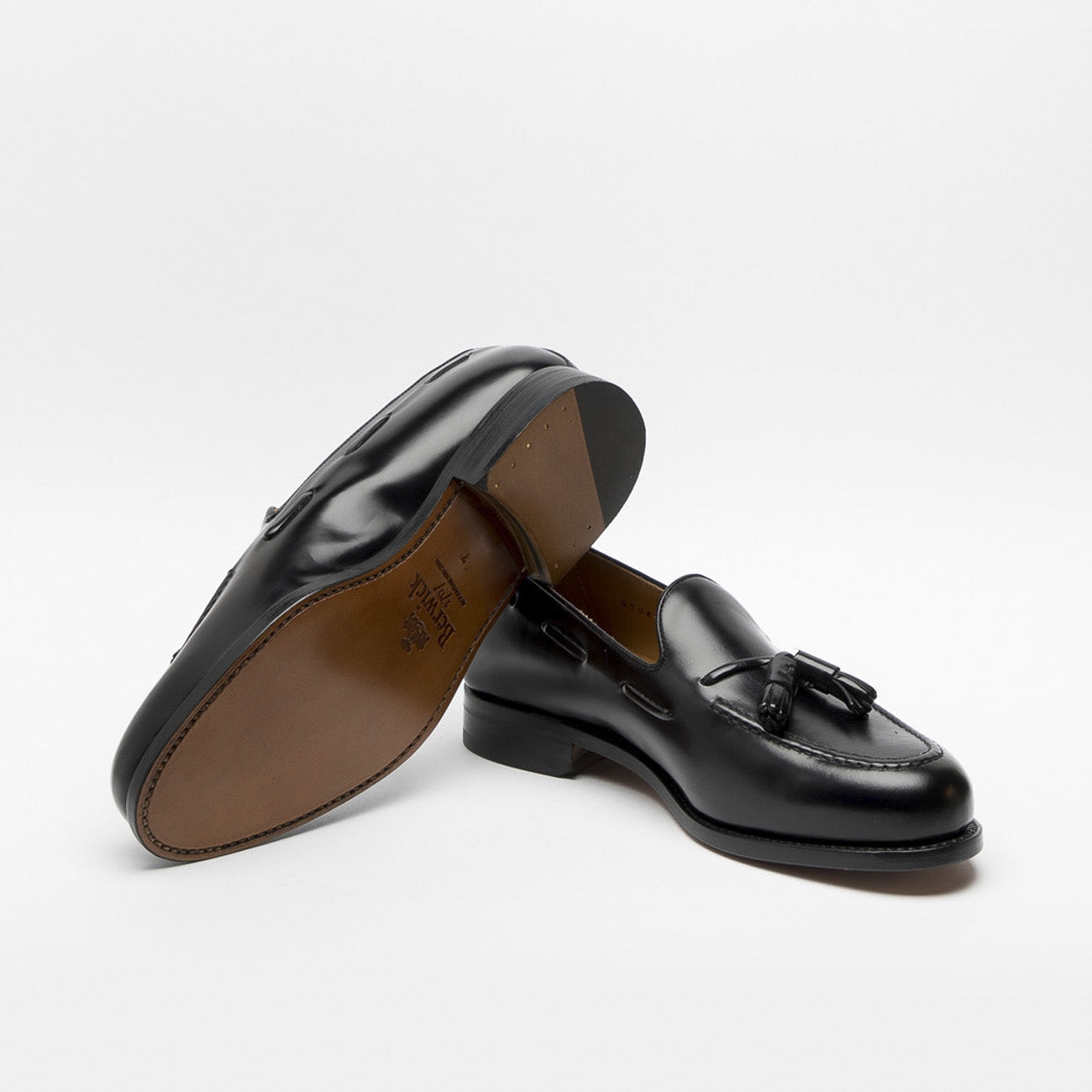 Mocassino Berwick 8491 in pelle nera