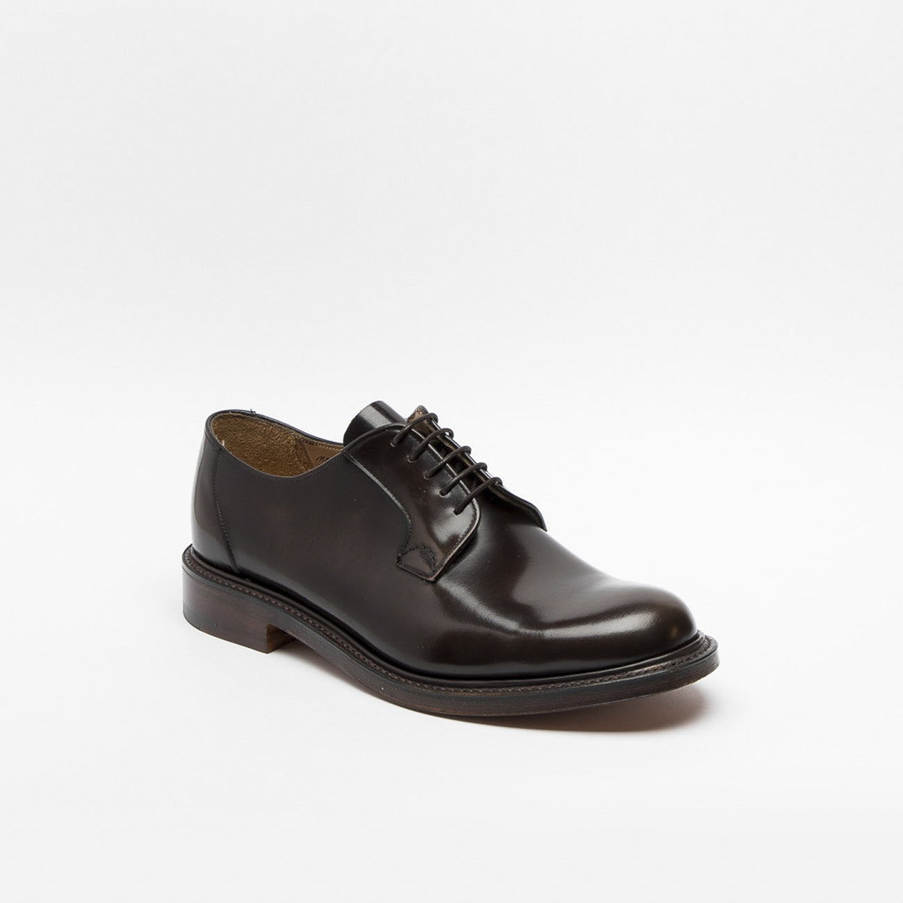 Scarpa stringata Cheaney Wye II in pelle spazzolata marrone