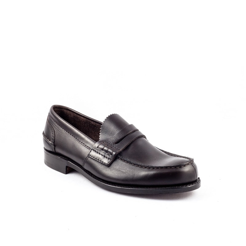 Mocassino Church's Pembrey in pelle prestige marrone con mascherina