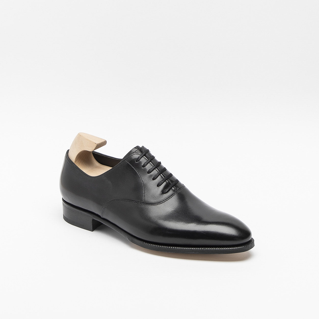 Scarpa stringata John Lobb Seaton in pelle nera