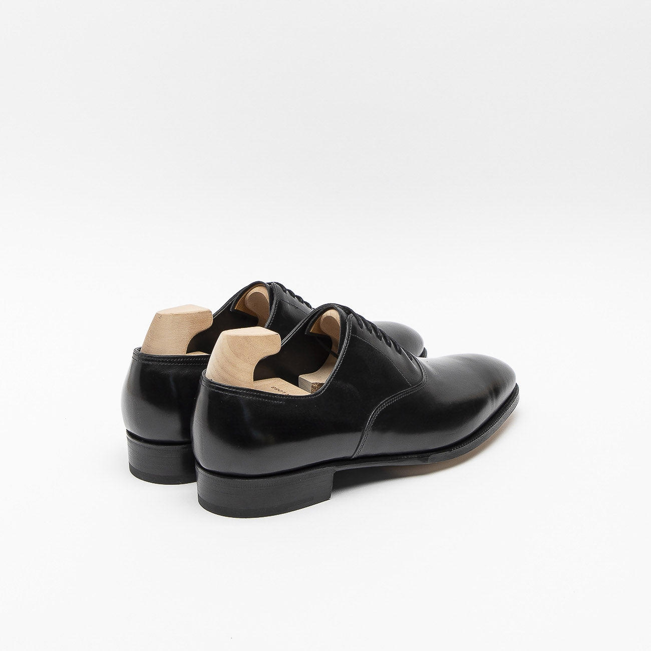 Scarpa stringata John Lobb Seaton in pelle nera