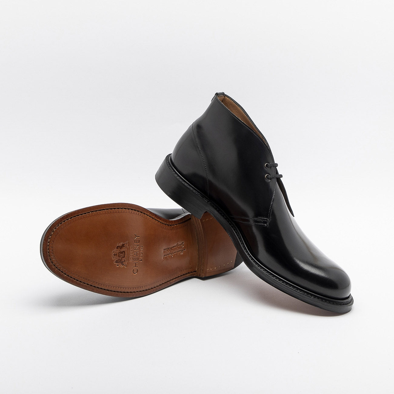 Polacco Cheaney Jesmond II in pelle nera