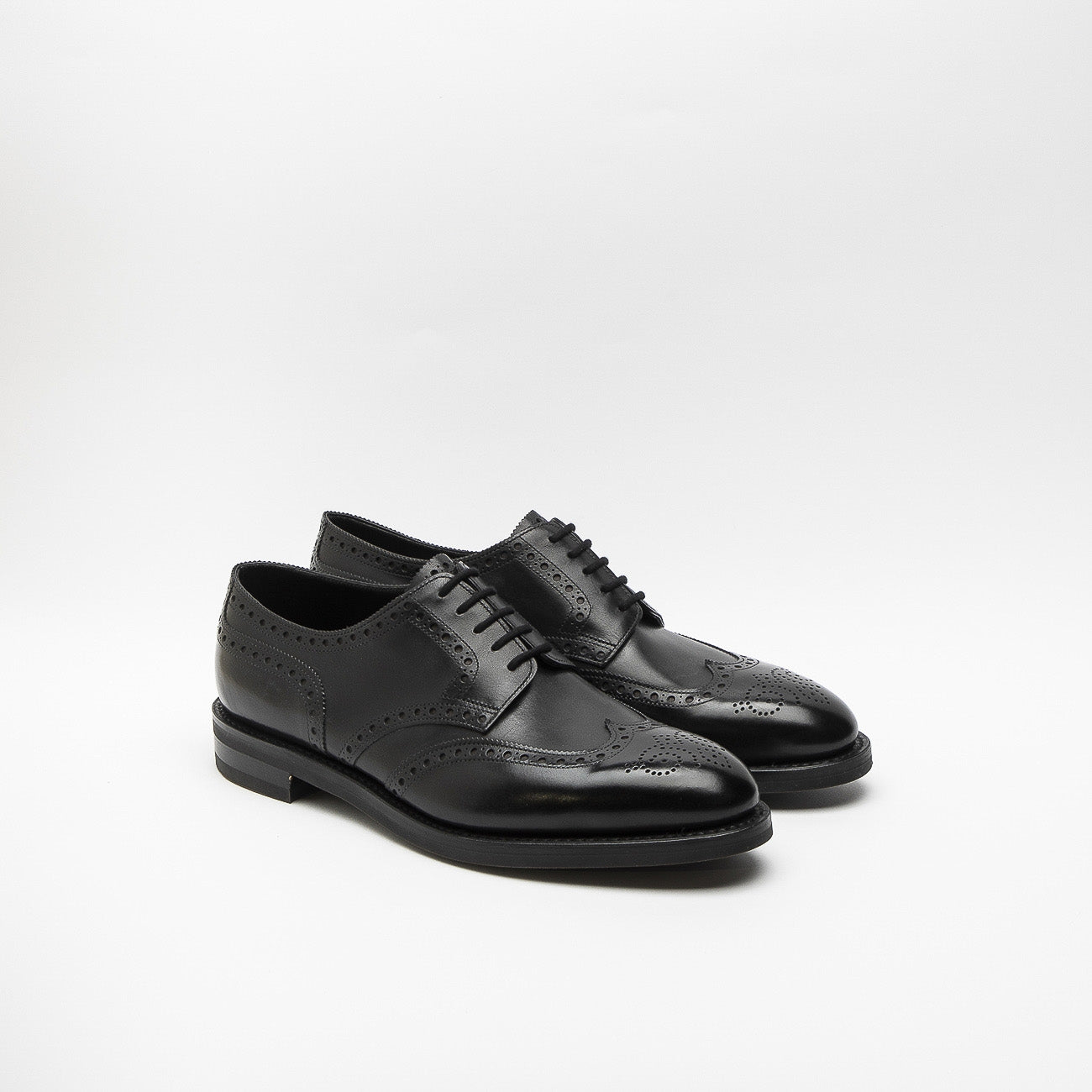 Scarpa stringata John Lobb Hayle in pelle nera