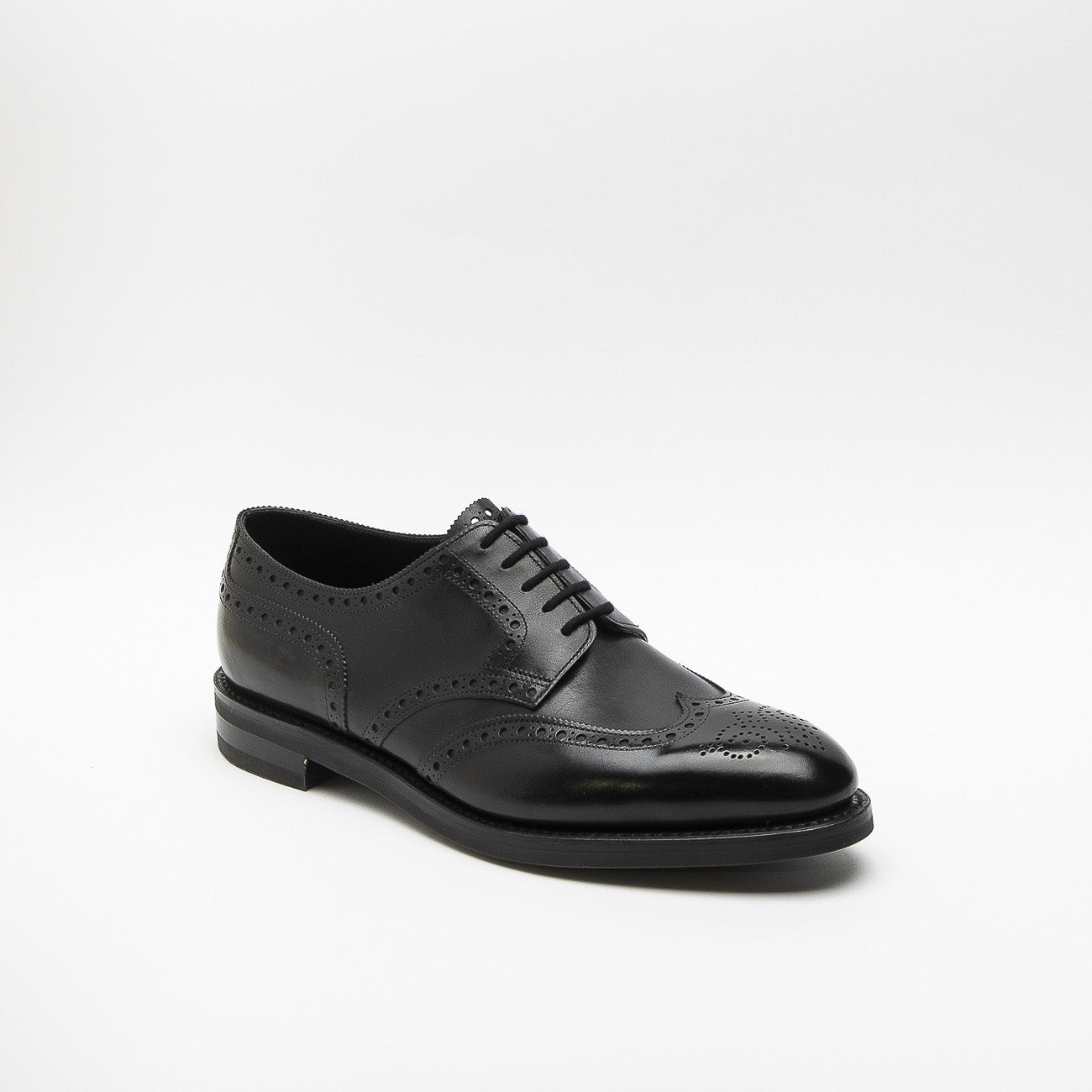 Scarpa stringata John Lobb Hayle in pelle nera