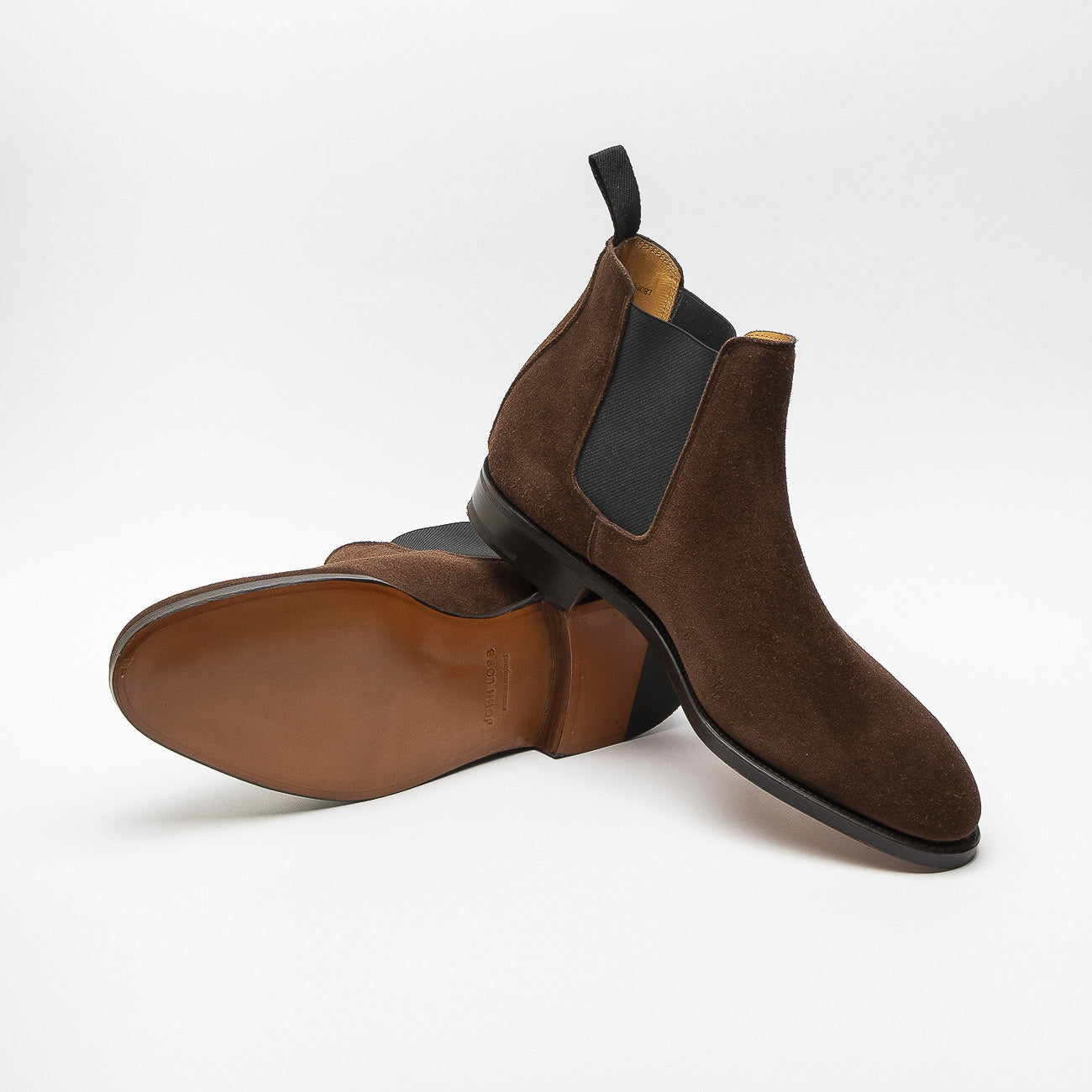 Polacco John Lobb Lawry in camoscio marrone