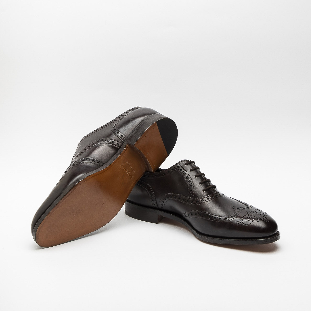 Scarpa stringata John Lobb Stowey in pelle marrone