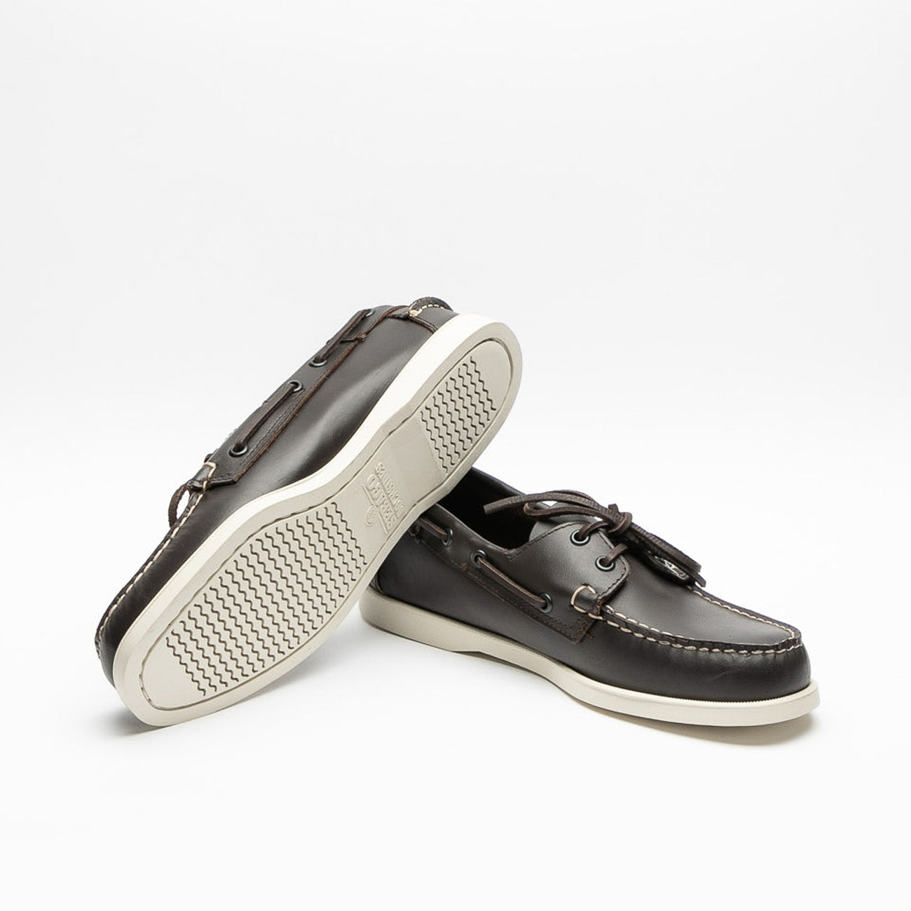 Mocassino Sebago Docksides Portland in pelle marrone