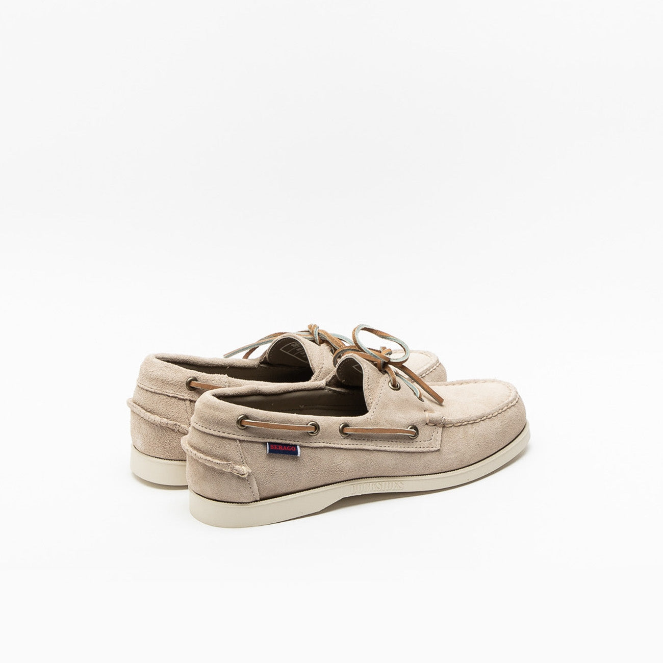 Mocassino Sebago Docksides Portland in camoscio sabbia