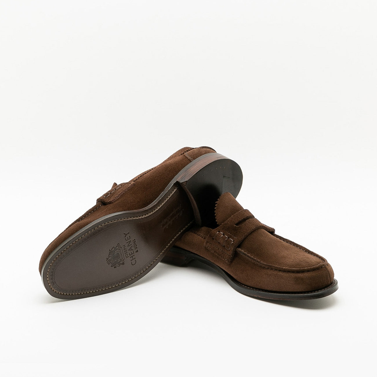 Mocassino Cheaney Joseph & Sons Dover EF in camoscio marrone